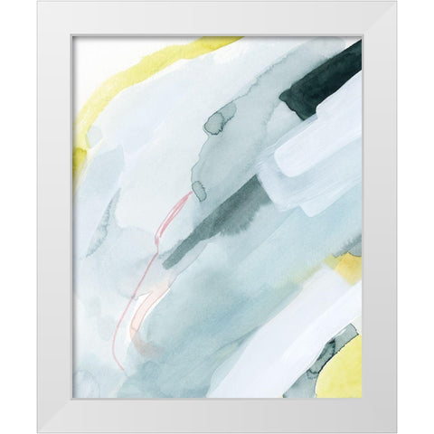 Pastel Sunrise I White Modern Wood Framed Art Print by Popp, Grace