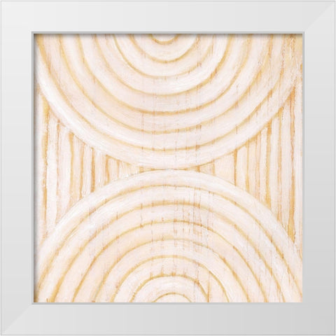 Modern Rattan II White Modern Wood Framed Art Print by Lam, Vanna