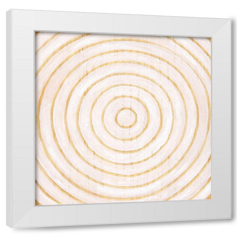 Modern Rattan III White Modern Wood Framed Art Print by Lam, Vanna