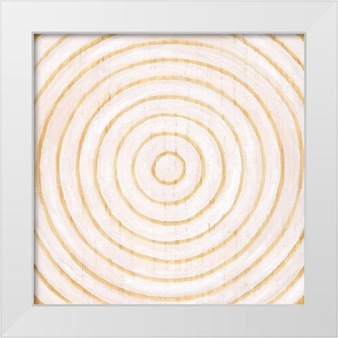 Modern Rattan III White Modern Wood Framed Art Print by Lam, Vanna