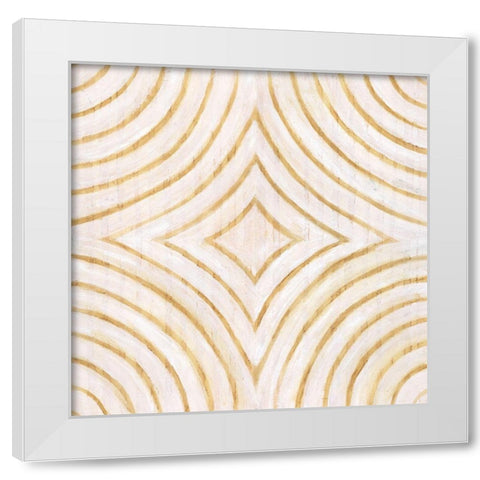 Modern Rattan IV White Modern Wood Framed Art Print by Lam, Vanna