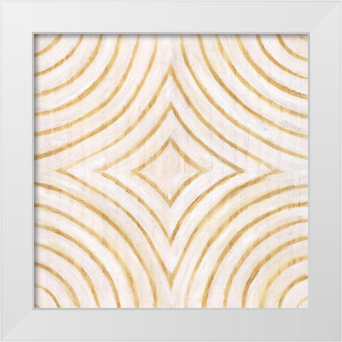 Modern Rattan IV White Modern Wood Framed Art Print by Lam, Vanna