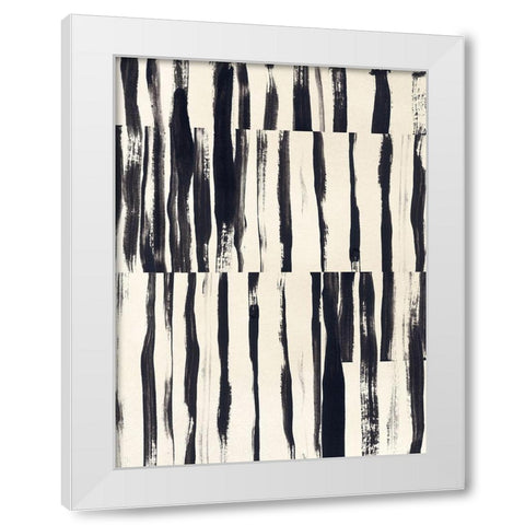 Minor Key I White Modern Wood Framed Art Print by Vess, June Erica