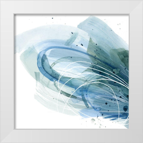 Cresting II White Modern Wood Framed Art Print by Popp, Grace