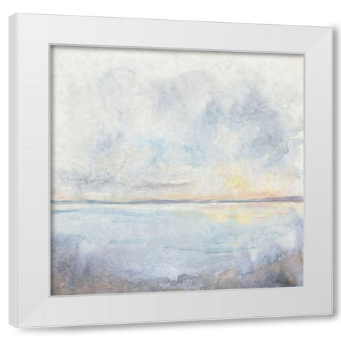 Sea Mist I White Modern Wood Framed Art Print by OToole, Tim