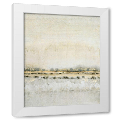 Gilded Horizon II White Modern Wood Framed Art Print by OToole, Tim