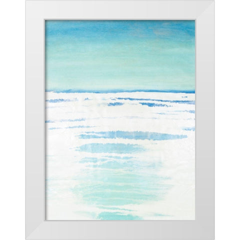 Outer Banks II White Modern Wood Framed Art Print by Lam, Vanna