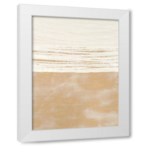 Sillicates I White Modern Wood Framed Art Print by Lam, Vanna