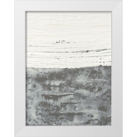 Sillicates II White Modern Wood Framed Art Print by Lam, Vanna