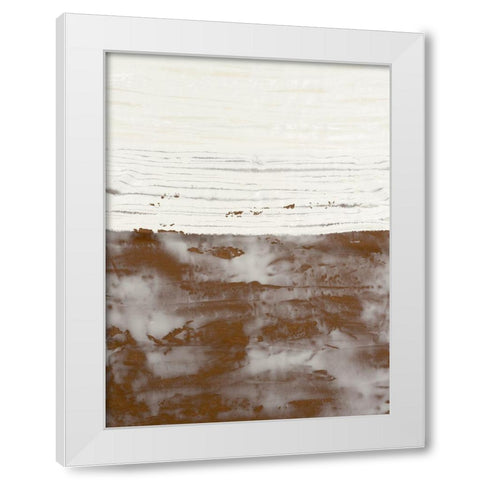 Sillicates III White Modern Wood Framed Art Print by Lam, Vanna