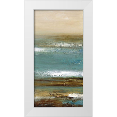 Lullaby I White Modern Wood Framed Art Print by Bramma, Lila