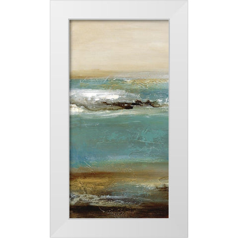 Lullaby III White Modern Wood Framed Art Print by Bramma, Lila