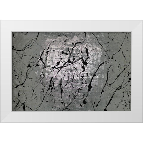 Rumination White Modern Wood Framed Art Print by Willett, Michael