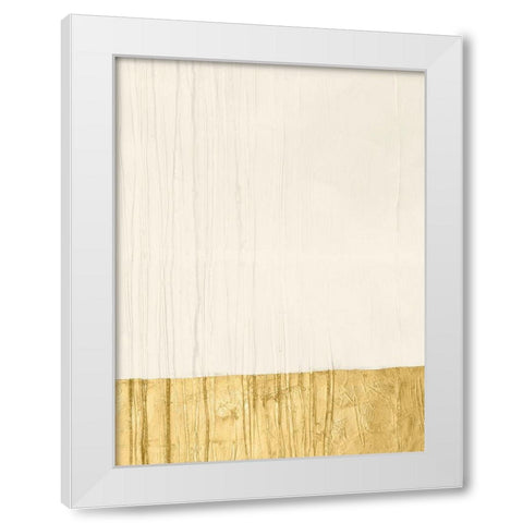 Verticalis White Modern Wood Framed Art Print by Stramel, Renee W.