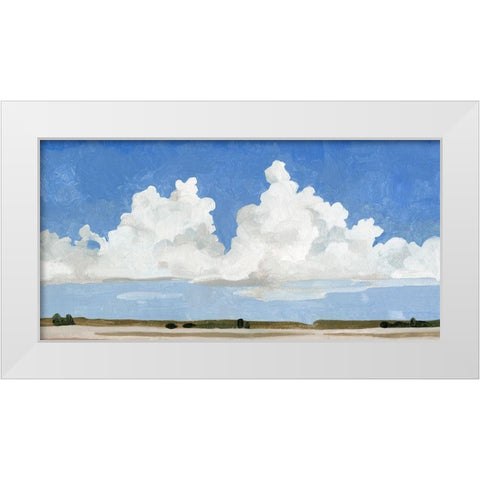 Picnic Landscape II White Modern Wood Framed Art Print by Caroline, Emma