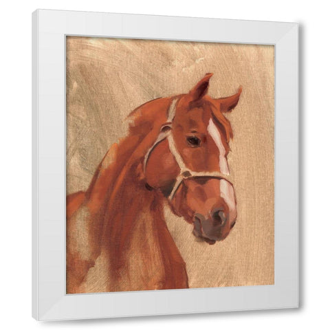 Thoroughbred II White Modern Wood Framed Art Print by Green, Jacob