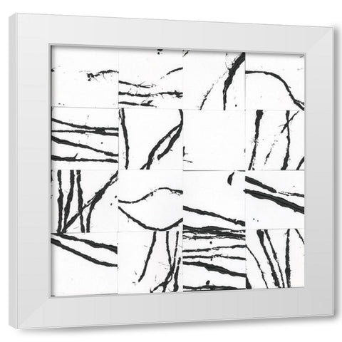 Sonic Illusion I White Modern Wood Framed Art Print by Stramel, Renee W.
