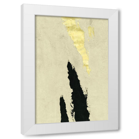 Twin Canyons II White Modern Wood Framed Art Print by Willett, Michael