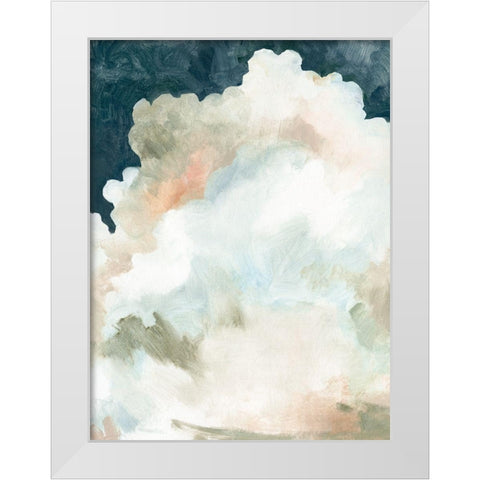 Dark Cumulus I White Modern Wood Framed Art Print by Caroline, Emma