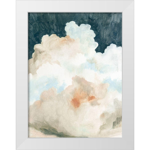 Dark Cumulus II White Modern Wood Framed Art Print by Caroline, Emma