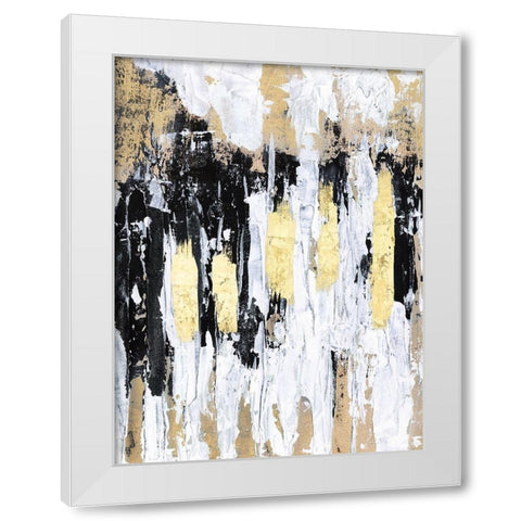 Gilded Compendium White Modern Wood Framed Art Print by Stramel, Renee W.