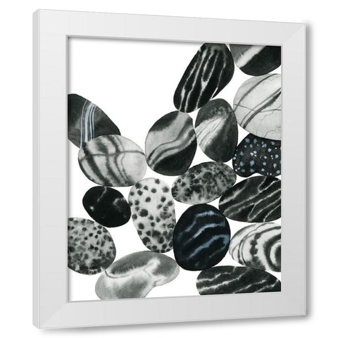 Dalmatian Rocks II White Modern Wood Framed Art Print by Popp, Grace