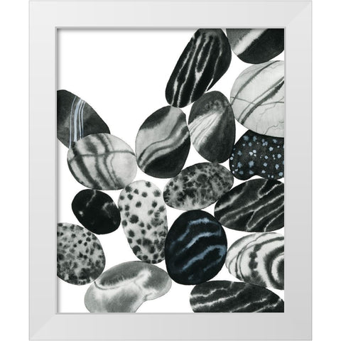 Dalmatian Rocks II White Modern Wood Framed Art Print by Popp, Grace