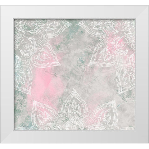 Daylight Mandala II White Modern Wood Framed Art Print by Wang, Melissa