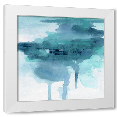 Ocean Cloud I White Modern Wood Framed Art Print by Vess, June Erica