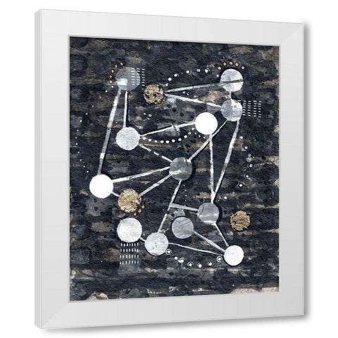 Phases White Modern Wood Framed Art Print by Arbel, Lori