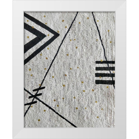 Road Signs White Modern Wood Framed Art Print by Arbel, Lori