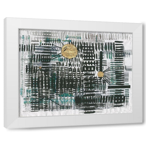 Breakthrough White Modern Wood Framed Art Print by Arbel, Lori