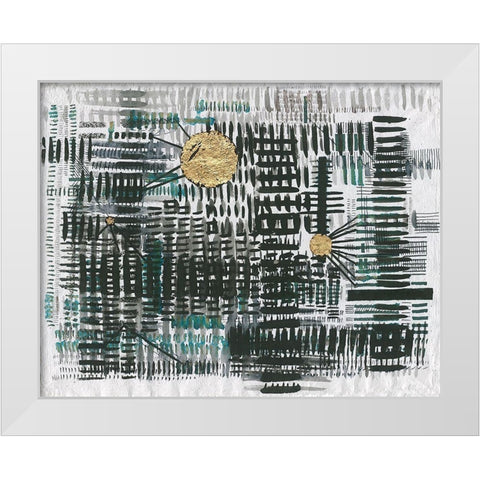 Breakthrough White Modern Wood Framed Art Print by Arbel, Lori