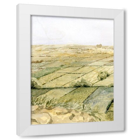 Flatlands I White Modern Wood Framed Art Print by Popp, Grace