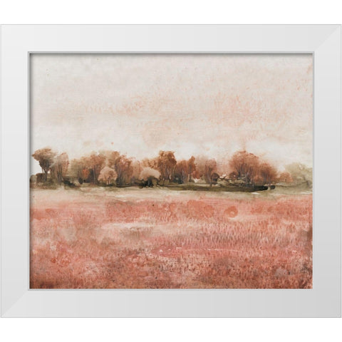 Red Soil I White Modern Wood Framed Art Print by OToole, Tim