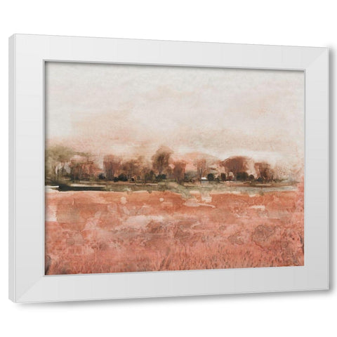 Red Soil II White Modern Wood Framed Art Print by OToole, Tim