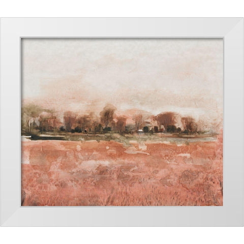 Red Soil II White Modern Wood Framed Art Print by OToole, Tim