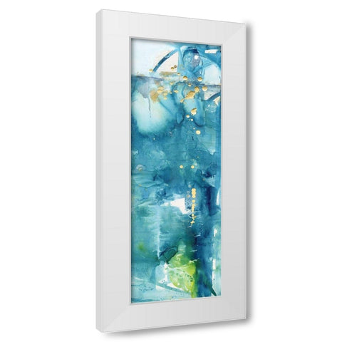 Cool Thoughts I White Modern Wood Framed Art Print by Combs, Joyce