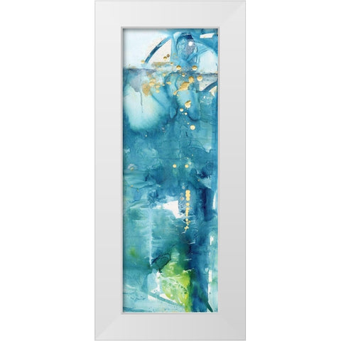 Cool Thoughts I White Modern Wood Framed Art Print by Combs, Joyce