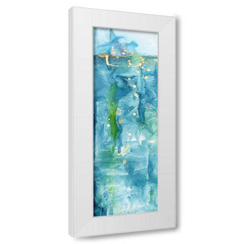 Cool Thoughts II White Modern Wood Framed Art Print by Combs, Joyce