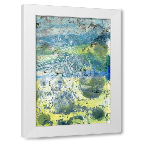 Coral Haze I White Modern Wood Framed Art Print by Combs, Joyce