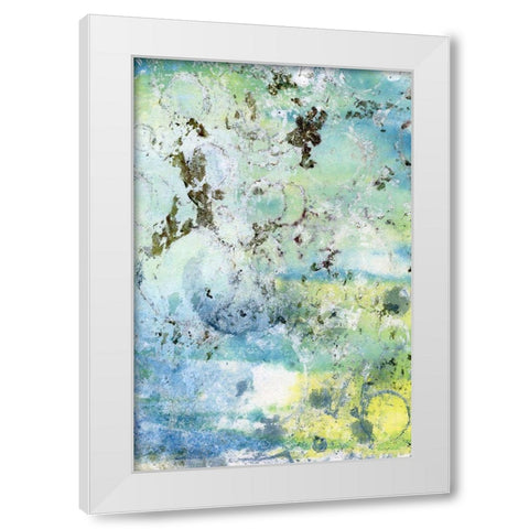 Coral Haze II White Modern Wood Framed Art Print by Combs, Joyce