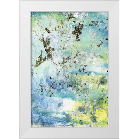 Coral Haze II White Modern Wood Framed Art Print by Combs, Joyce