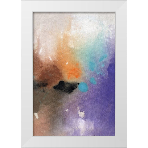 Affection II White Modern Wood Framed Art Print by Combs, Joyce
