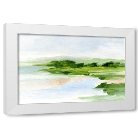 Blush Sands II White Modern Wood Framed Art Print by Harper, Ethan