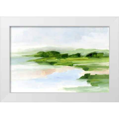 Blush Sands II White Modern Wood Framed Art Print by Harper, Ethan