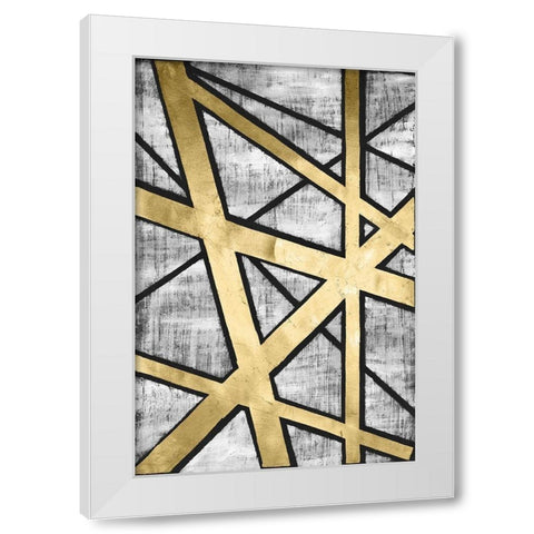Rafters I White Modern Wood Framed Art Print by Lam, Vanna