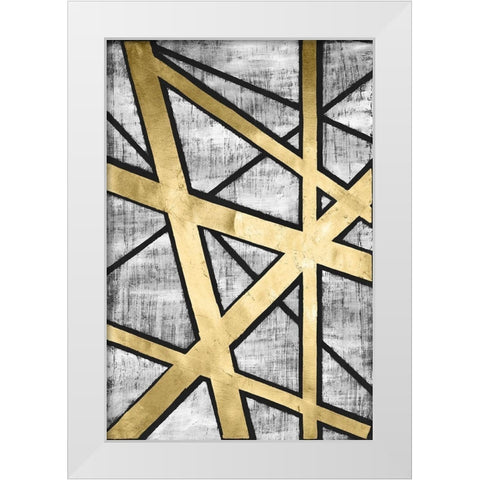 Rafters I White Modern Wood Framed Art Print by Lam, Vanna