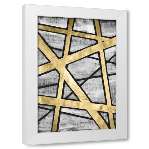 Rafters II White Modern Wood Framed Art Print by Lam, Vanna