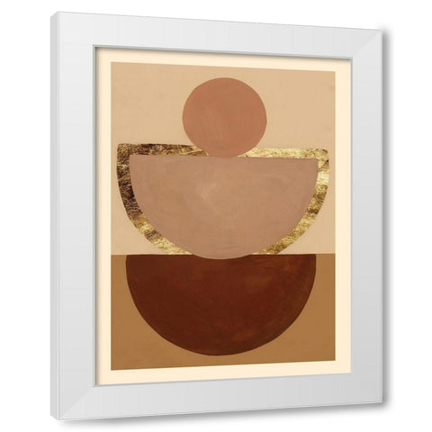 Sugar Melon I White Modern Wood Framed Art Print by Barnes, Victoria